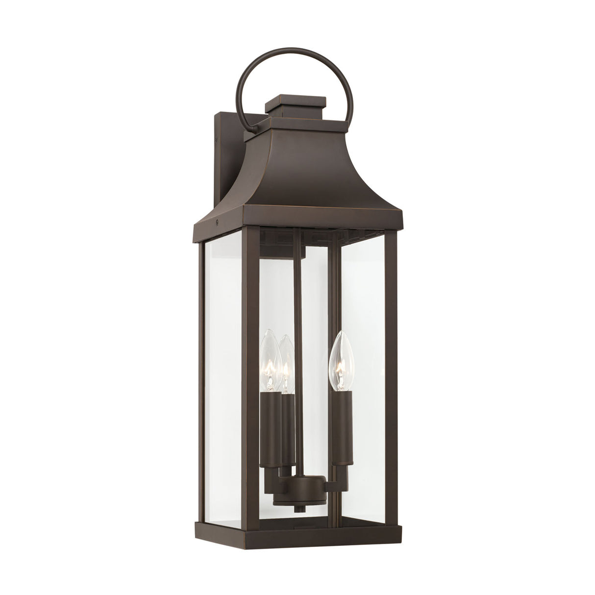 Ainsley Outdoor Wall Light, Large 24" Oiled Bronze