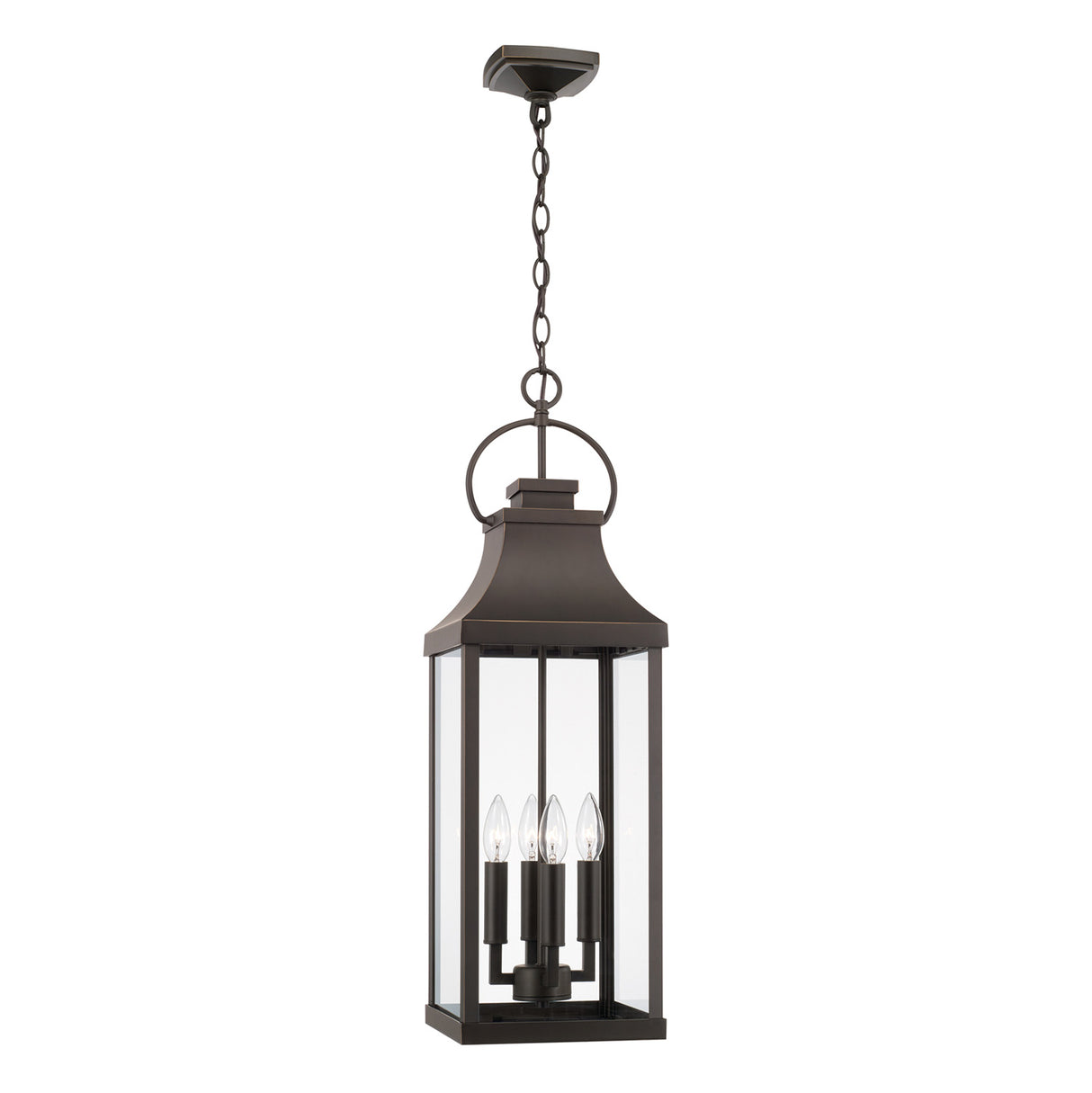 Ainsley Outdoor Hanging Light, Oiled Bronze