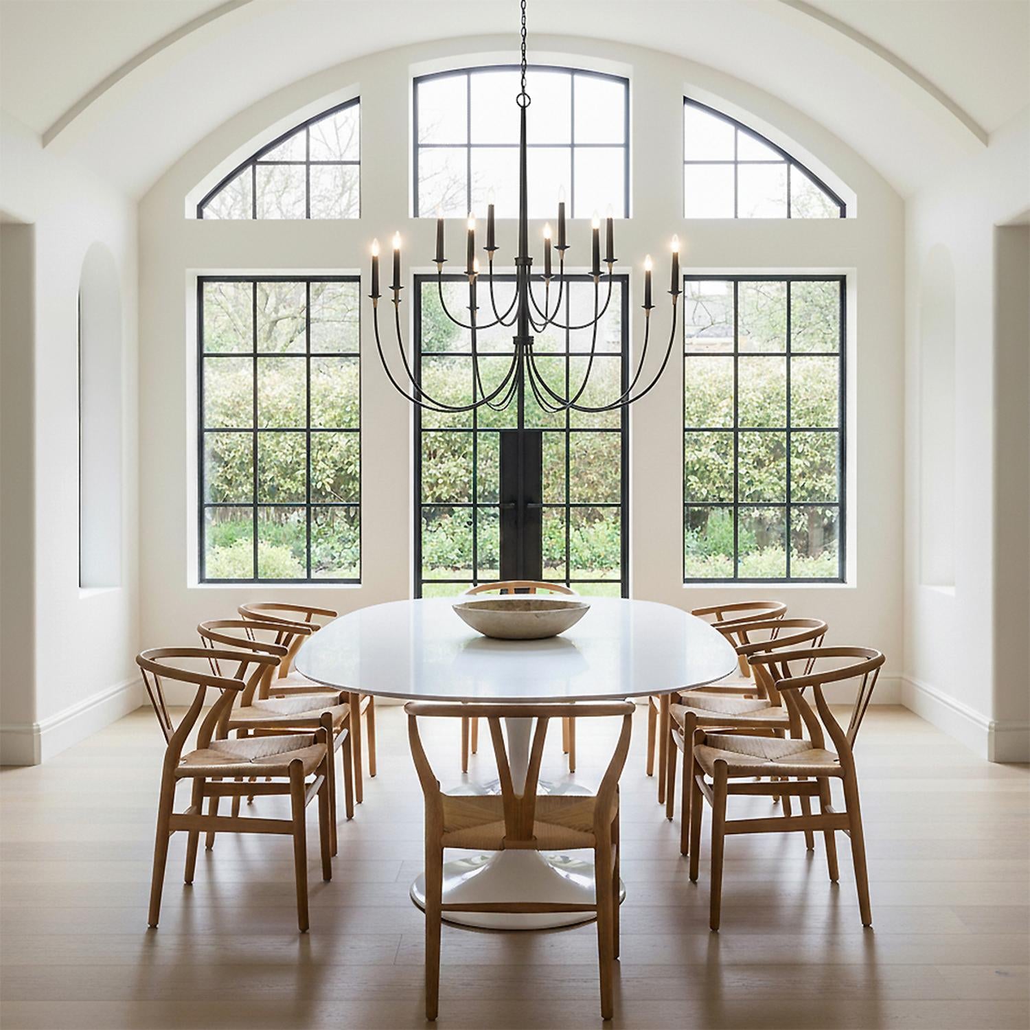 Malin 12 Light Two-Tier Chandelier 54
