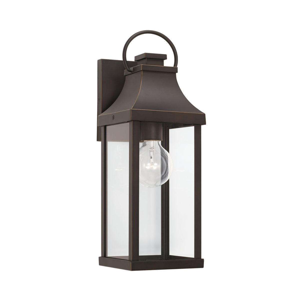 Ainsley Outdoor Wall Light, Small 17" Oiled Bronze