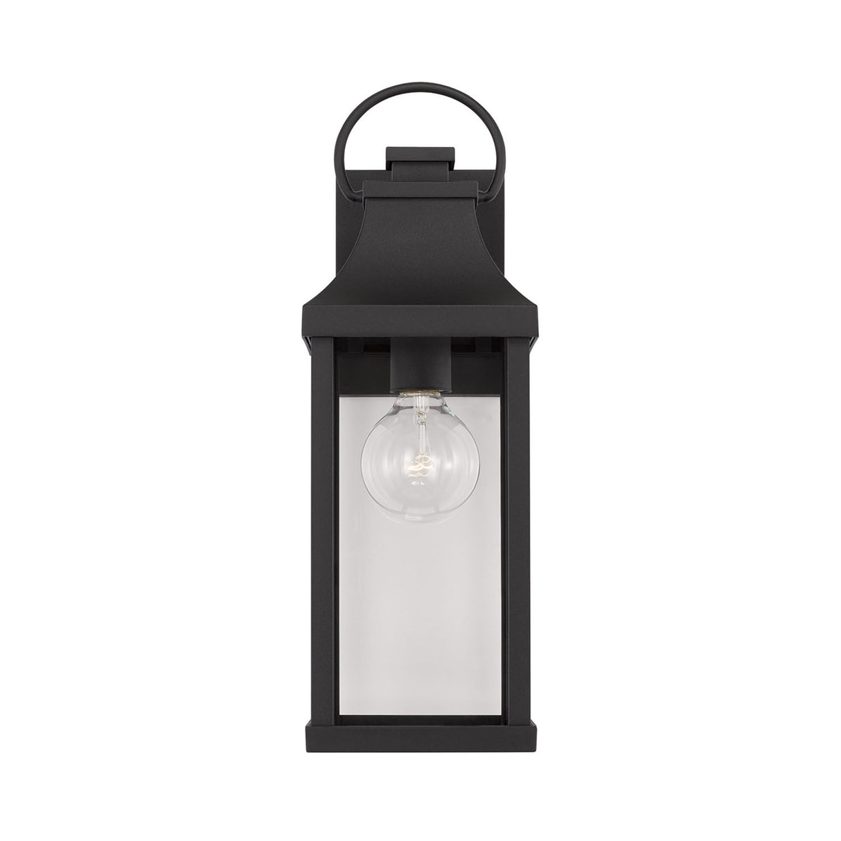 Ainsley Outdoor Wall Light, Small 17" Black