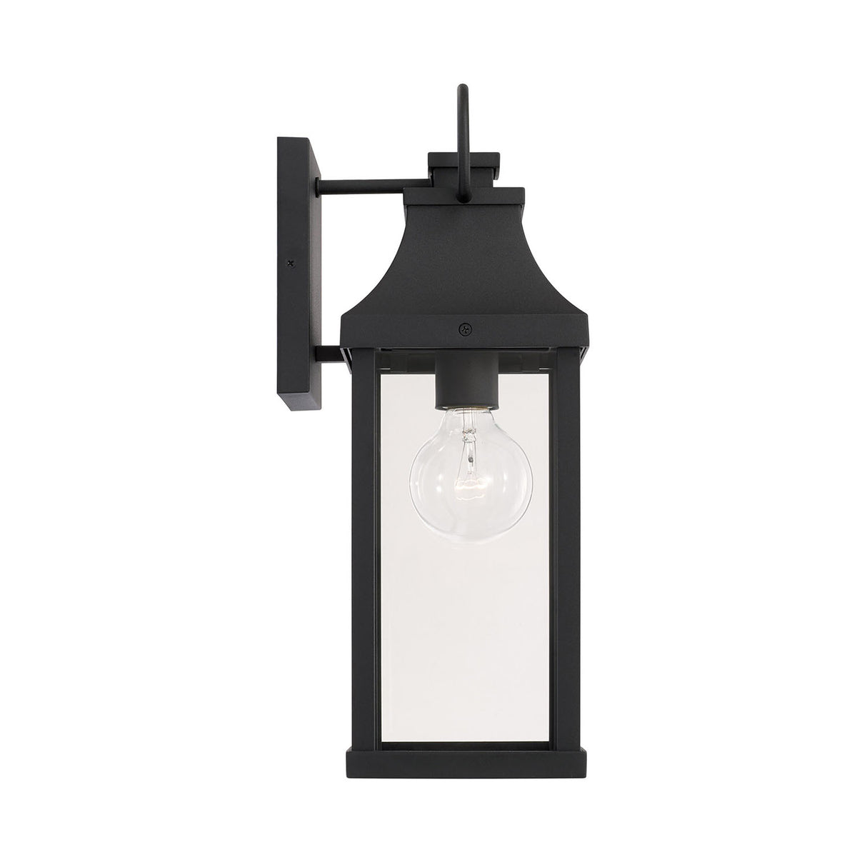 Ainsley Outdoor Wall Light, Small 17" Black