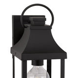 Ainsley Outdoor Wall Light, Small 17" Black