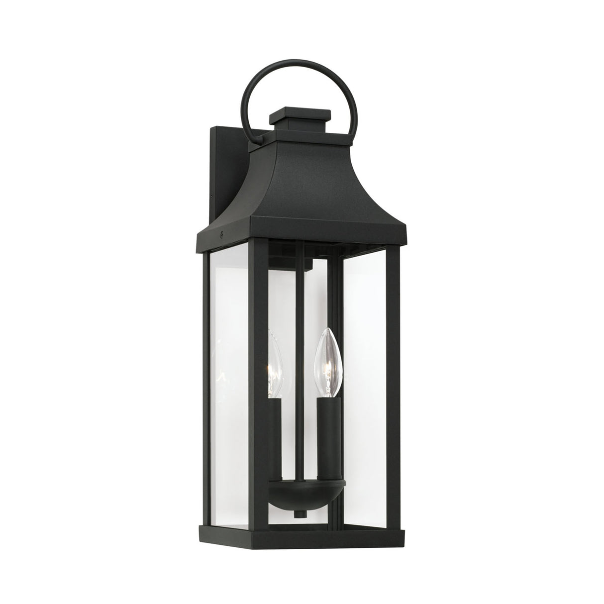 Ainsley Outdoor Wall Light, Medium 21" Black