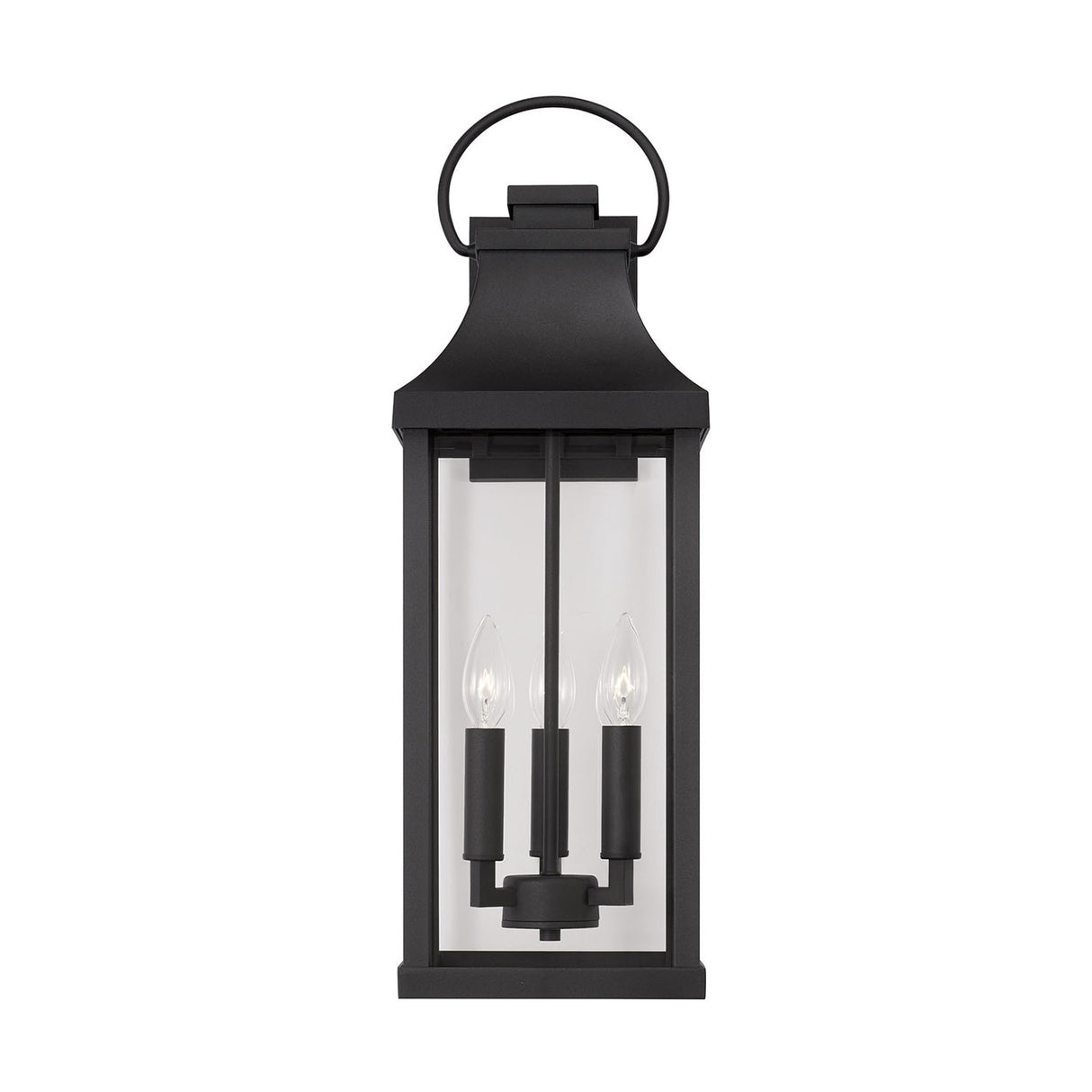 Ainsley Outdoor Wall Light, Large 24" Black