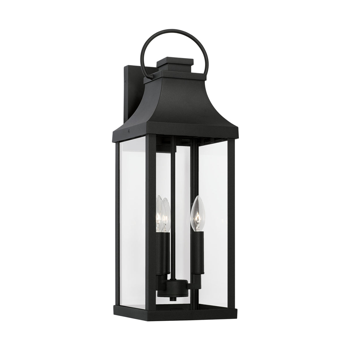 Ainsley Outdoor Wall Light, Large 24" Black
