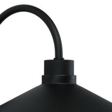 Eton Outdoor Wall Light, Large 17" Black