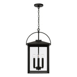 Darby Outdoor Hanging Light, Black
