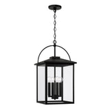 Darby Outdoor Hanging Light, Black