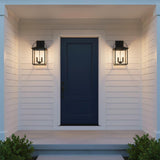 Darby Outdoor Wall Light, Medium 20" Black