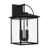 Darby Outdoor Wall Light, Large 23" Black
