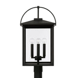 Darby Outdoor Post Light, Black