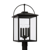 Darby Outdoor Post Light, Black