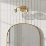 Ori 2 Light Vanity, Matte Brass