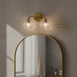 Ori 2 Light Vanity, Matte Brass