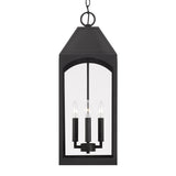 Chester Outdoor Hanging Light, Black