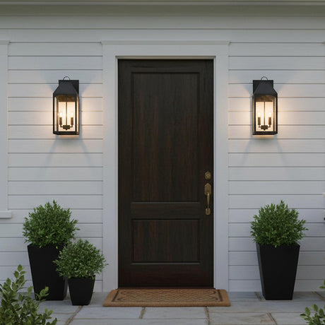 Chester Outdoor Wall Light, Medium 20" Black