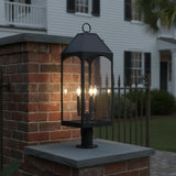 Chester Outdoor Post Light 29", Black
