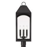 Chester Outdoor Post Light, Black