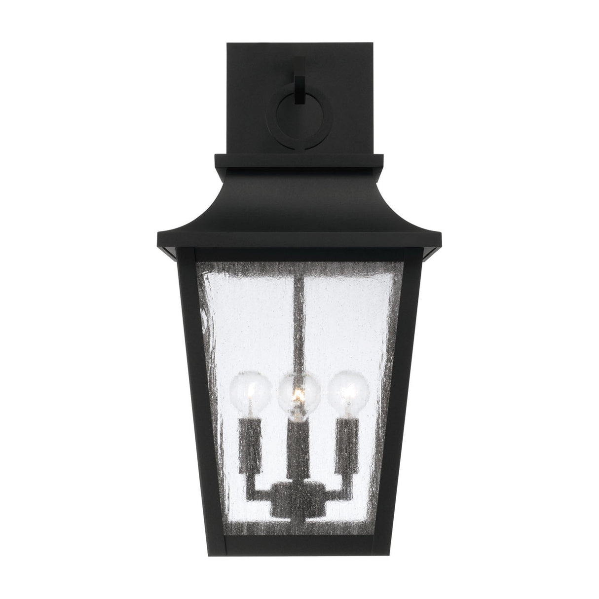 Beckett Outdoor Wall Light, Large 24" Black