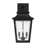 Beckett Outdoor Wall Light, Large 24" Black
