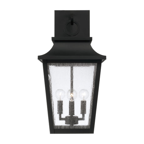 Beckett Outdoor Wall Light, Large 24" Black
