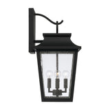 Beckett Outdoor Wall Light, Large 24" Black