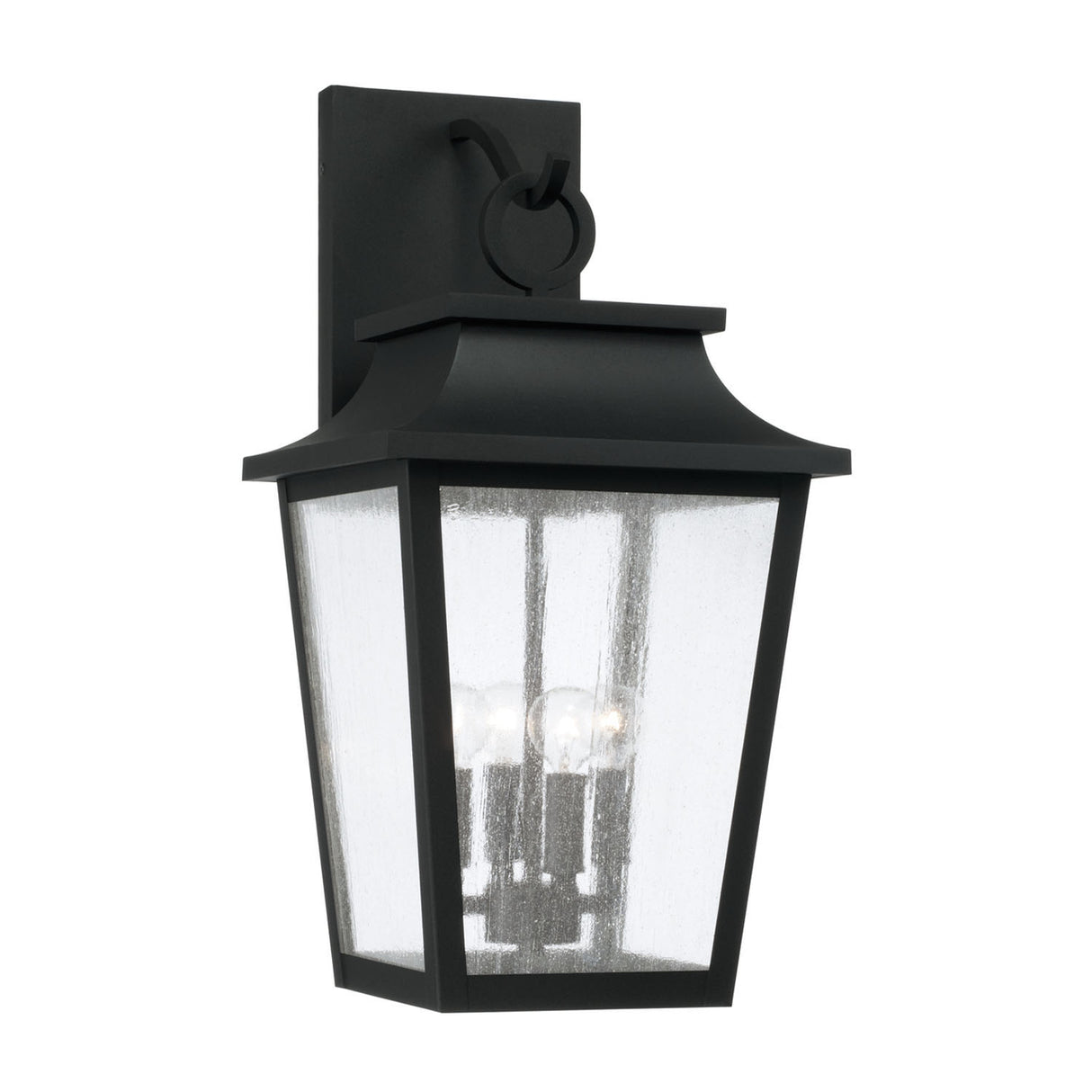 Beckett Outdoor Wall Light, Large 24" Black