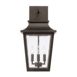 Beckett Outdoor Wall Light, Large 24" Oiled Bronze