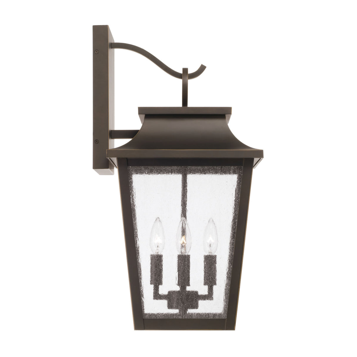 Beckett Outdoor Wall Light, Large 24" Oiled Bronze