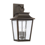 Beckett Outdoor Wall Light, Large 24" Oiled Bronze