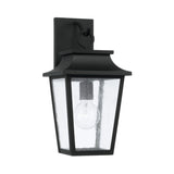 Beckett Outdoor Wall Light, Small 16" Black