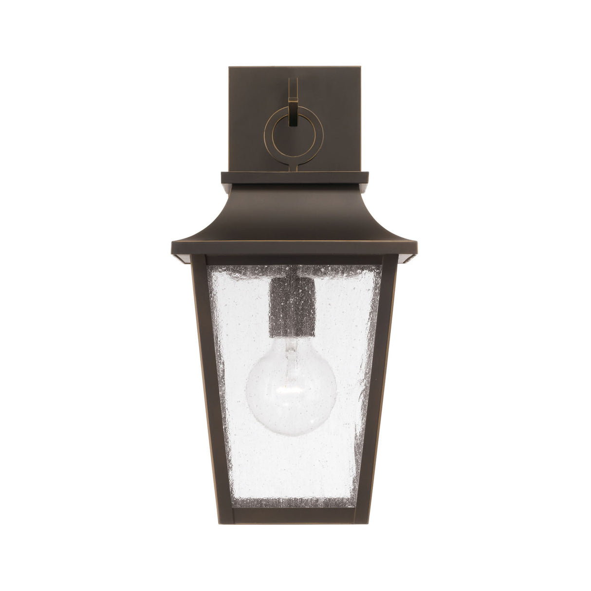 Beckett Outdoor Wall Light, Small 16" Oiled Bronze
