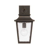 Beckett Outdoor Wall Light, Small 16" Oiled Bronze