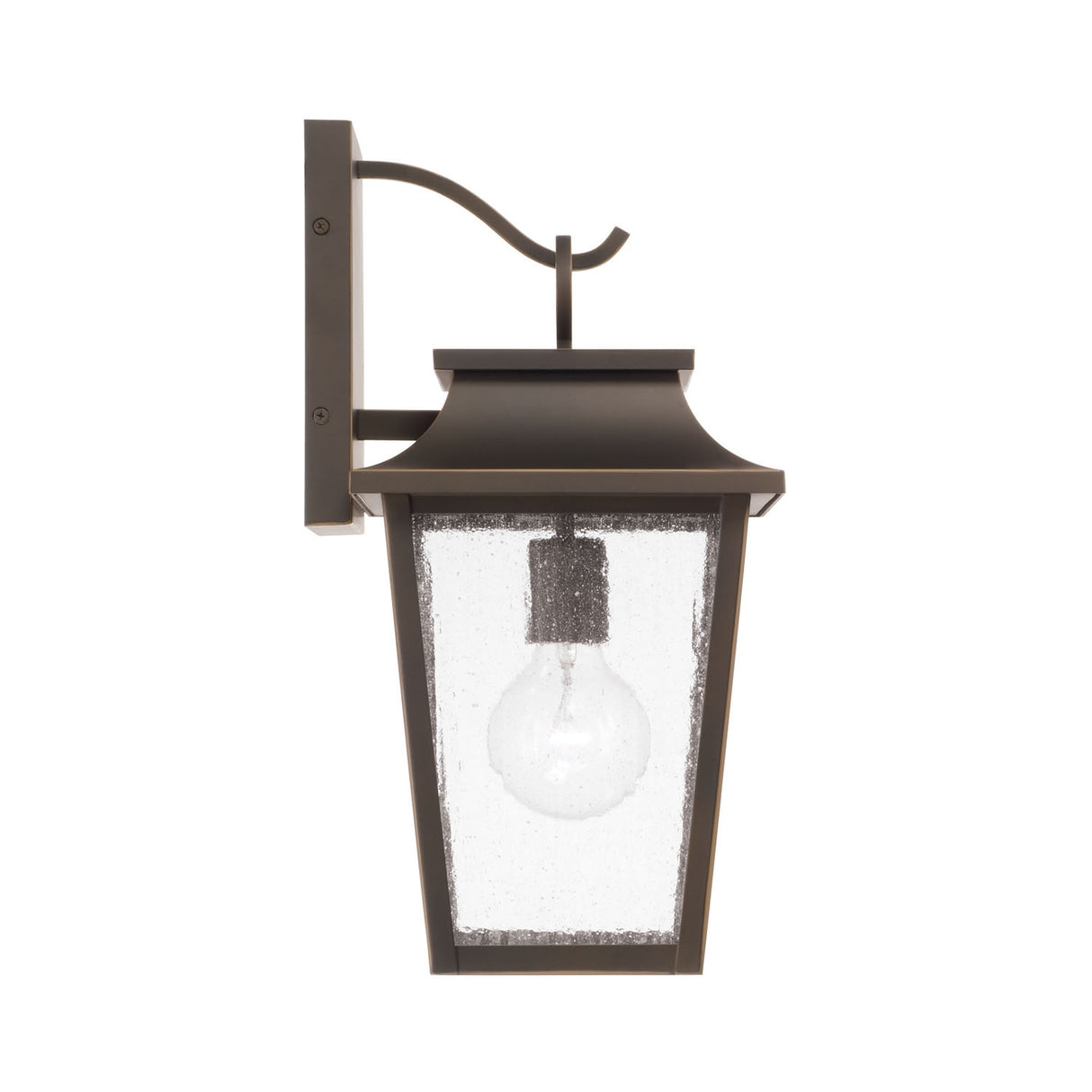 Beckett Outdoor Wall Light, Small 16" Oiled Bronze