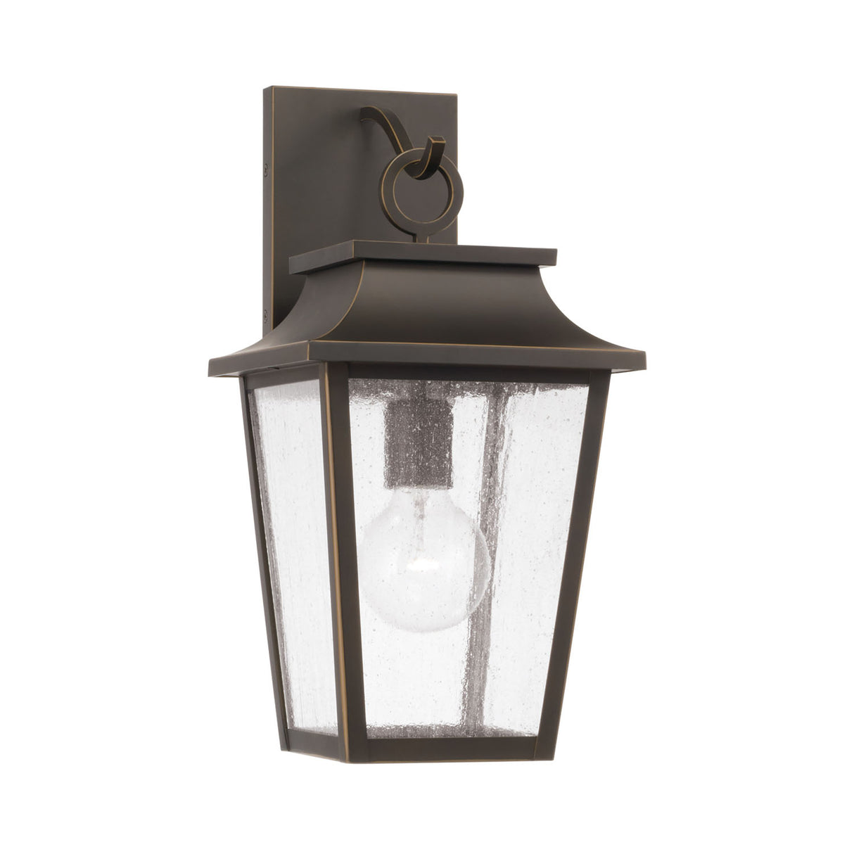 Beckett Outdoor Wall Light, Small 16" Oiled Bronze