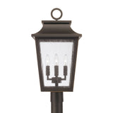 Beckett Outdoor Post Light, Oiled Bronze