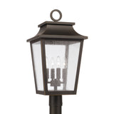 Beckett Outdoor Post Light, Oiled Bronze