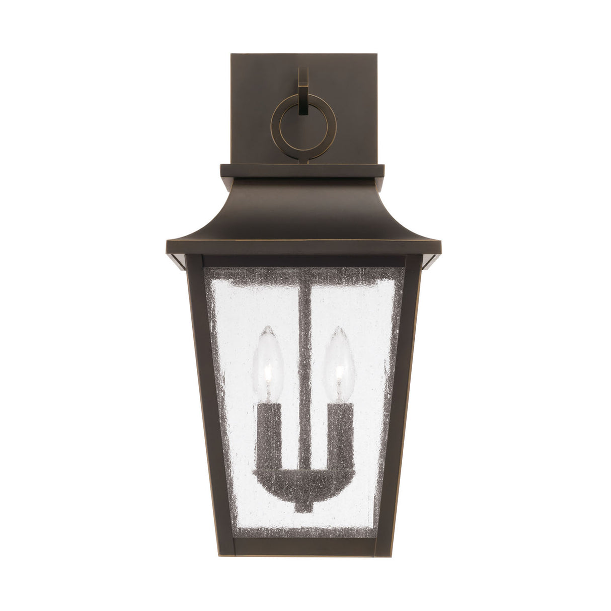 Beckett Outdoor Wall Light, Medium 20" Oiled Bronze