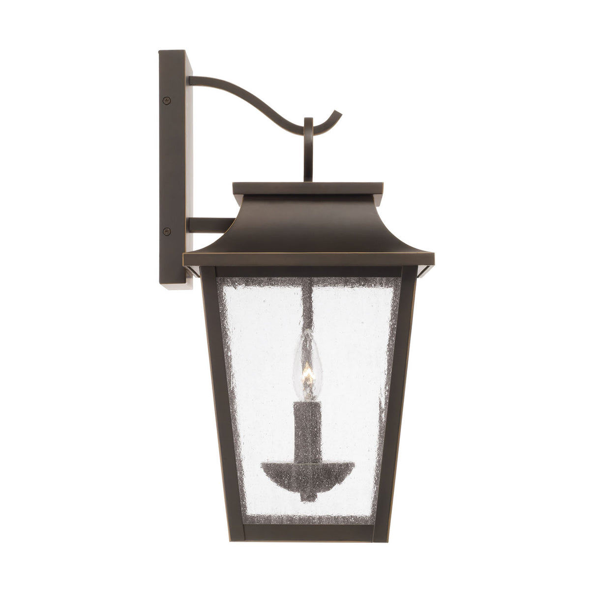 Beckett Outdoor Wall Light, Medium 20" Oiled Bronze
