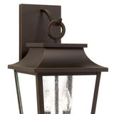 Beckett Outdoor Wall Light, Medium 20" Oiled Bronze