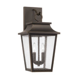 Beckett Outdoor Wall Light, Medium 20" Oiled Bronze