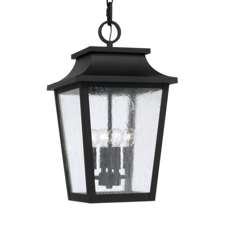 Beckett Outdoor Hanging Light, Black