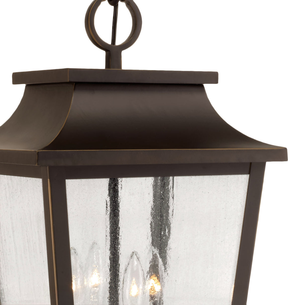 Beckett Outdoor Hanging Light, Oiled Bronze