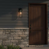 Orson Outdoor Wall Light, Medium 18" Black