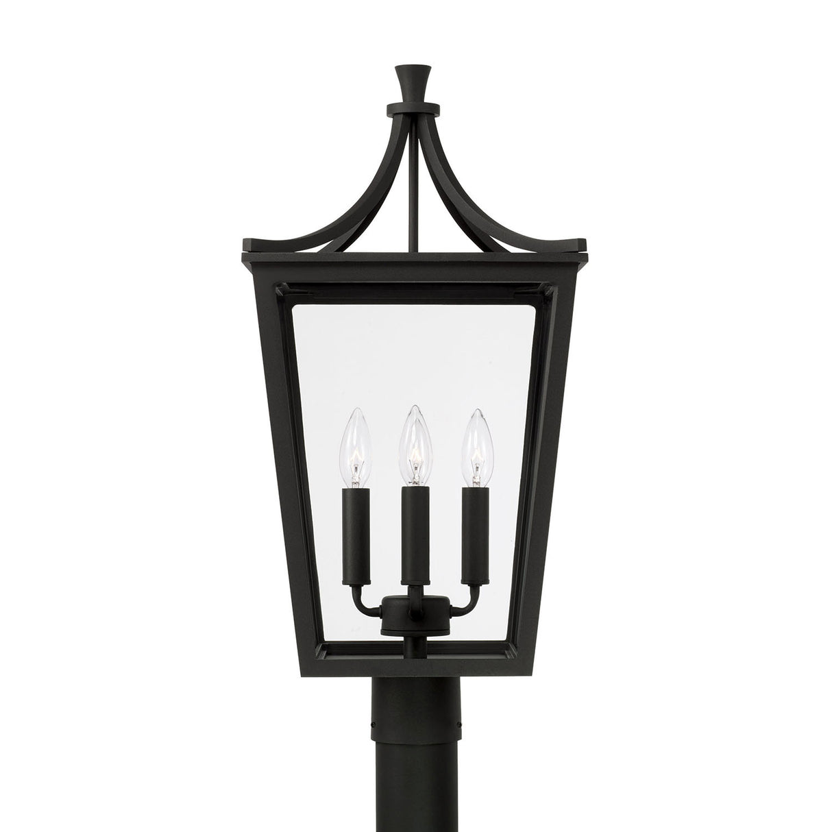 Ellery Outdoor Post Light, Black