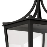 Ellery Outdoor Post Light, Black