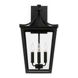 Ellery Outdoor Wall Light, Large 23" Black