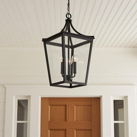 Ellery Outdoor Hanging Light, Black