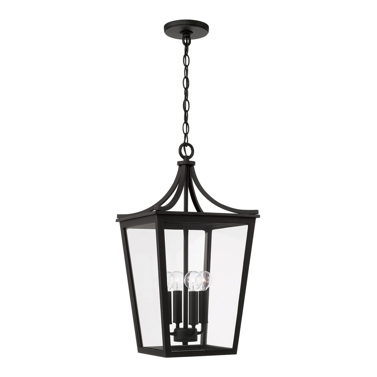 Ellery Outdoor Hanging Light, Black